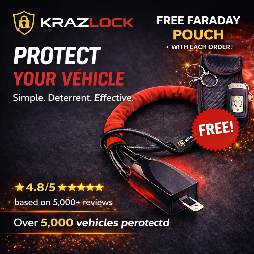 KraZlock Universal Steering Wheel Anti-Theft Lock